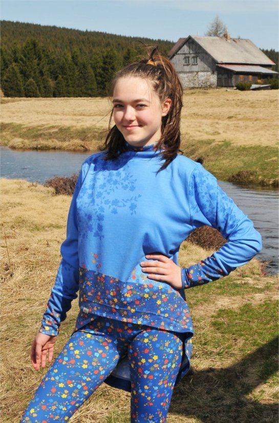 Mikina - Louka - Velikost: 140 - 146