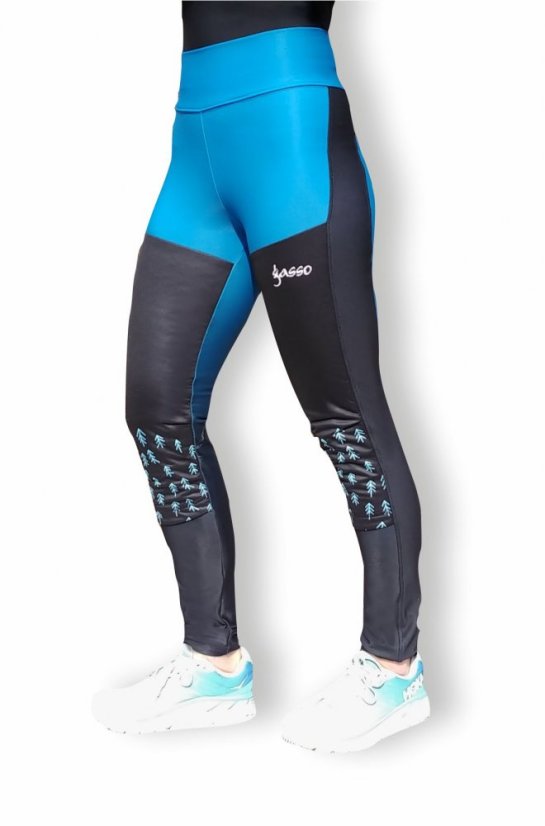 Elastické Termo Kalhoty - Hory - Velikost: XL