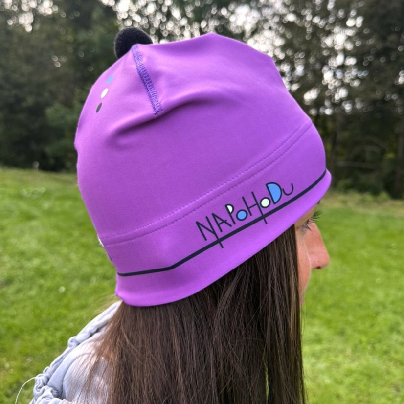 Sportovní čepice - Na Pohodu (fialová) - Velikost: XL