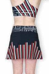 Sukně zavinovačka - Retro sůva