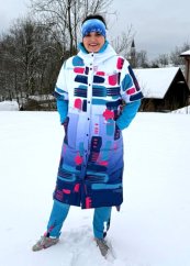 Dlouhá vesta prošívaná - Plochy