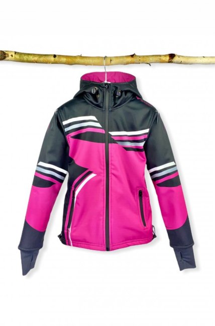 Bunda Softshell Team 2021 - Růžová - Velikost: L