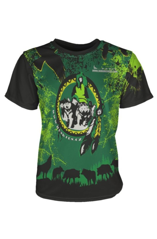 Triko - Křídla Zelená