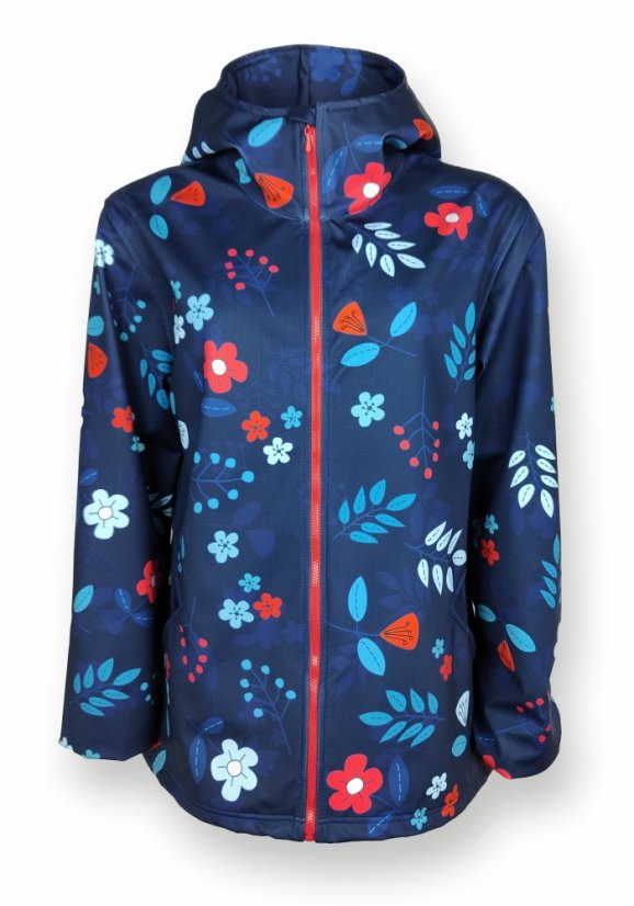Parka - Kvítka - tmavě modrá - Velikost: 140 - 146