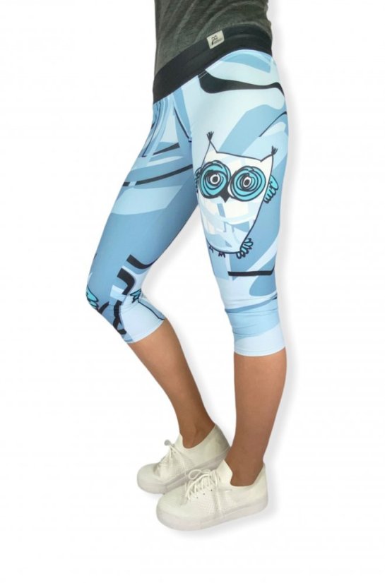 Legíny 3/4 - Vykulená sůva - Velikost: XL