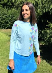 Triko dlouhý rukáv - Tulipány