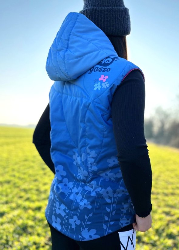 Quilted vest - Strawflower
