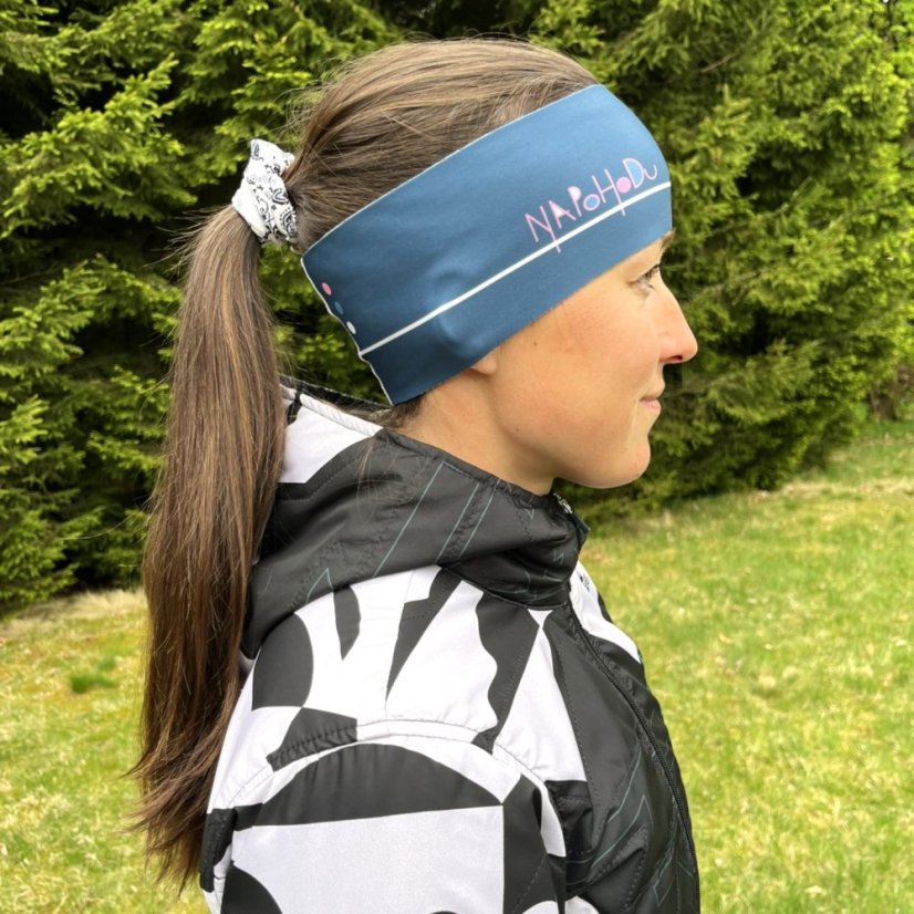 Sportovní čelenka - Na Pohodu (šedá)