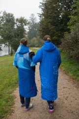 Dlouhá vesta prošívaná - Kopretiny