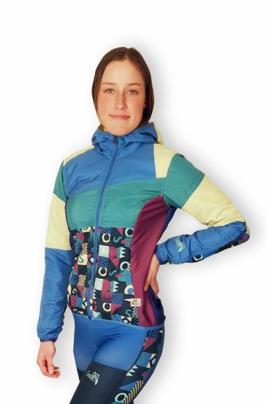 Bunda Prošívaná - Písmenka - Velikost: XL