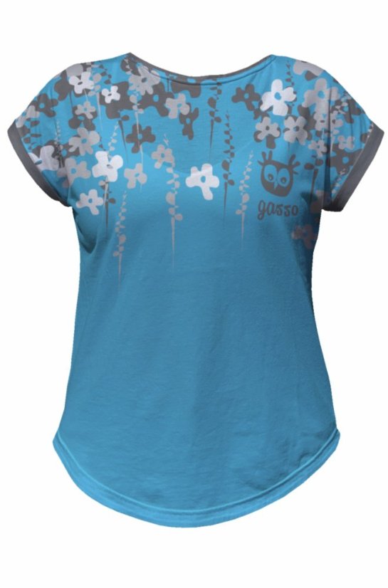 Triko - Slaměnka modrá - Velikost: M