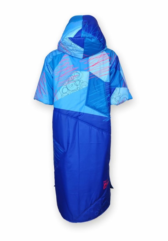 Dlouhá vesta prošívaná - Štěstí - Varianta: Bez kapuce, Velikost: L