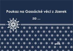 Poukaz tmavě modrá