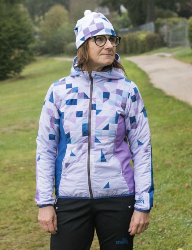 Bunda prošívaná - Struktura - Velikost: S