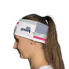 Čelenka - Proužky bílá