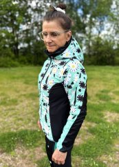 Prošívaná bunda - Kopretiny