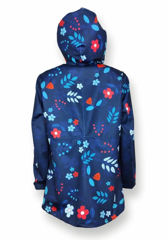 Parka - Kvítka - tmavě modrá - Velikost: 140 - 146