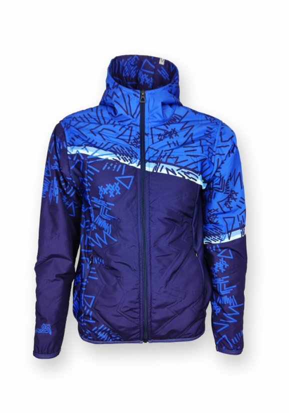 Bunda prošívaná - Kreslená - Velikost: L