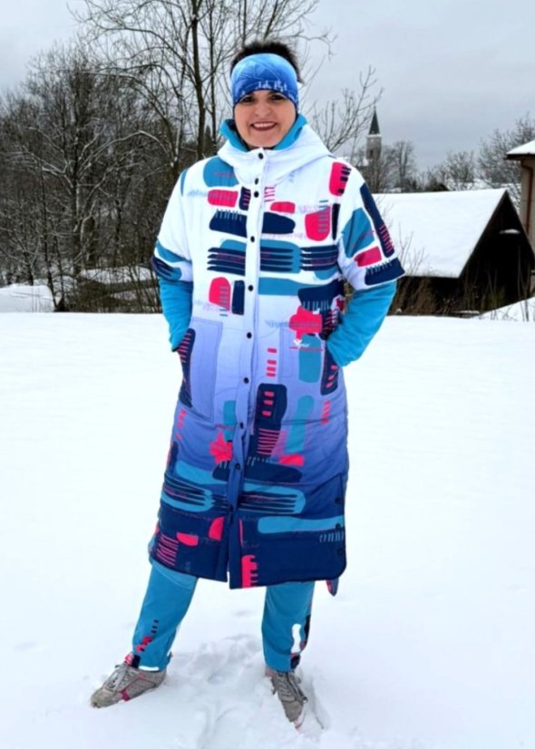 Long quilted vest - Surfaces