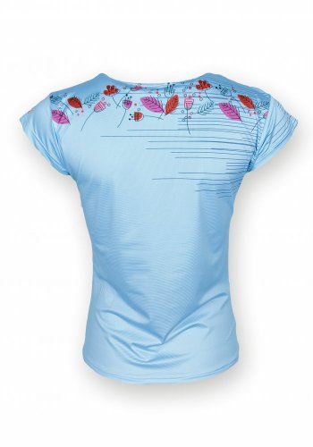 T-Shirt - Blue flowers