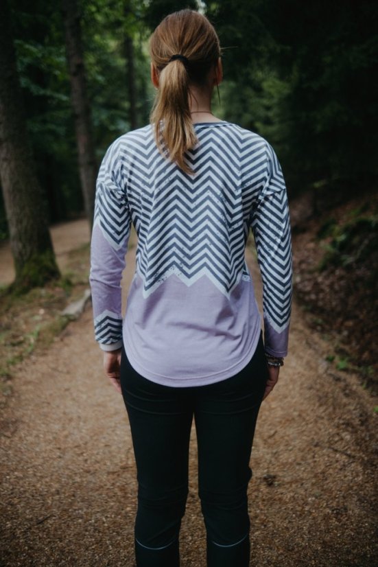 Triko dlouhý rukáv - Křivky - Varianta: Bavlna, Velikost: S