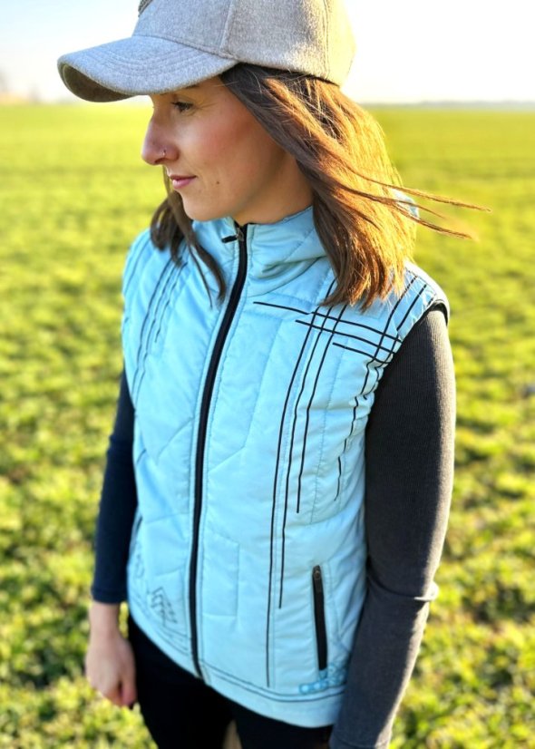 Quilted vest - Touch of the Forest