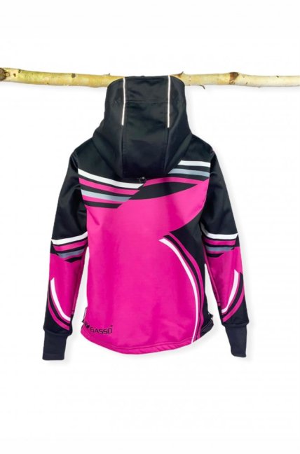 Bunda Softshell Team 2021 - Růžová - Velikost: L