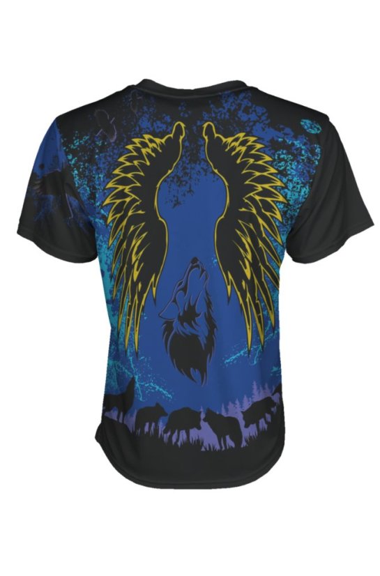 Triko - Křídla Modrá - Velikost: S