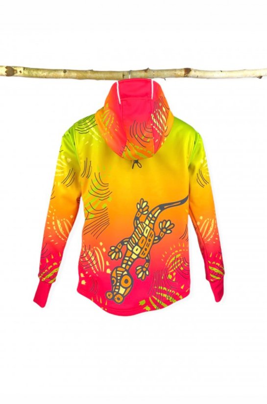 Bunda Softshell Ještěrka - Oranž - Velikost: 116 - 122