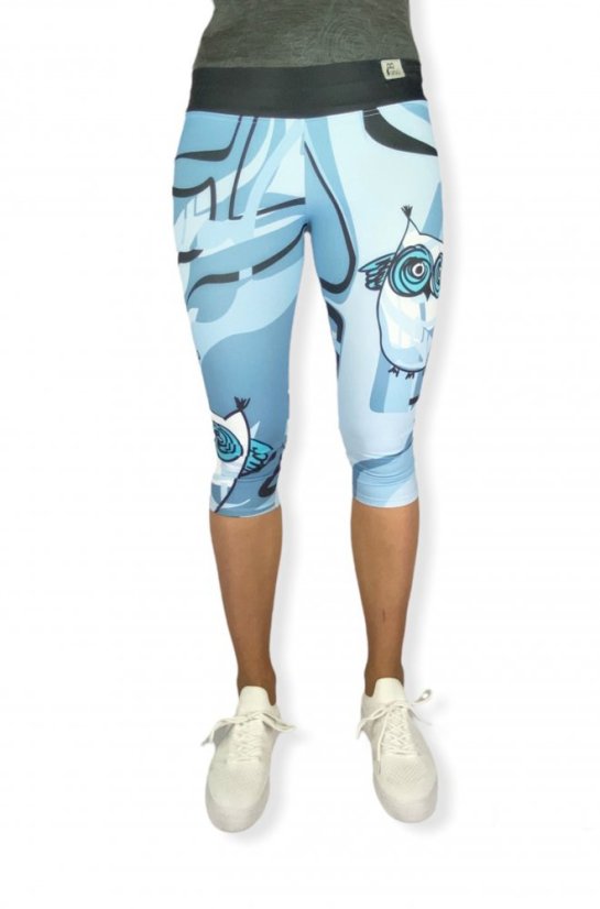 Legíny 3/4 - Vykulená sůva - Velikost: XL