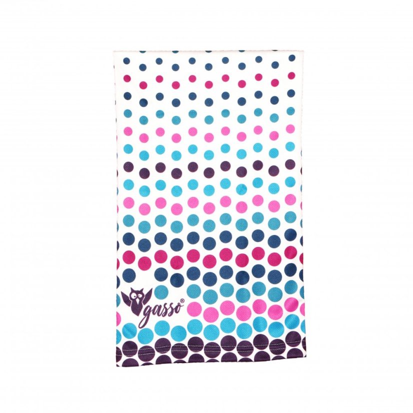Cravat Dots Horizontally - Turquoise