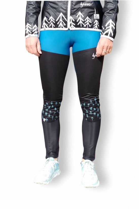 Elastické Termo Kalhoty - Hory - Velikost: XL