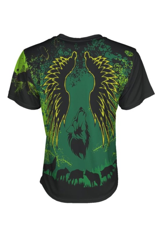 Triko - Křídla Zelená