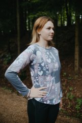 Triko dlouhý rukáv - Kopretiny