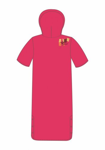 Dlouhá vesta prošívaná - Podzim - Růžová - Varianta: Bez kapuce, Velikost: M