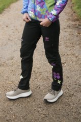 Multifunkční kalhoty - Slaměnka fialová