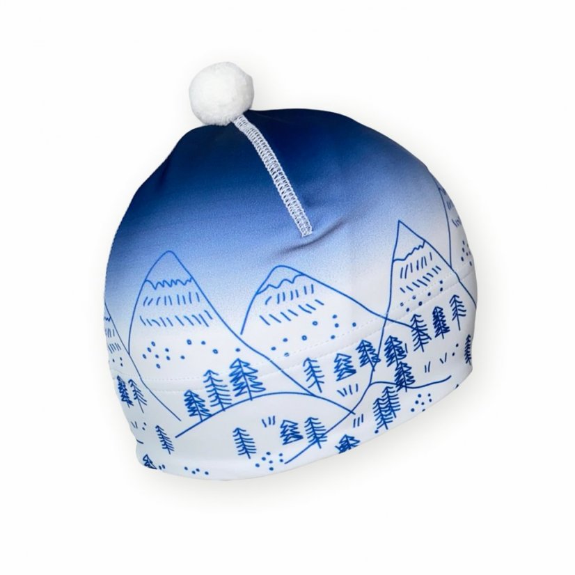 Čepice - Kreslené hory - Varianta: Slabší, Velikost: XS