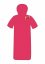 Dlouhá vesta prošívaná - Podzim - Růžová - Varianta: S kapucí, Velikost: XS