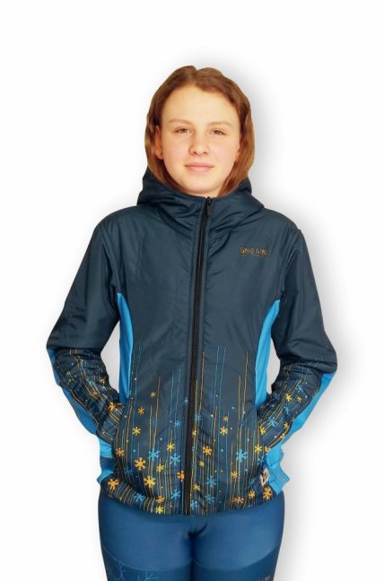 Bunda Prošívaná - Hvězdičky - Velikost: S