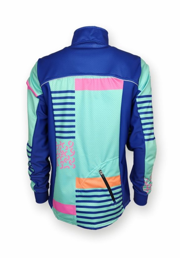 Bunda kombi - Proužky - Velikost: L