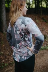 Triko dlouhý rukáv - Kopretiny