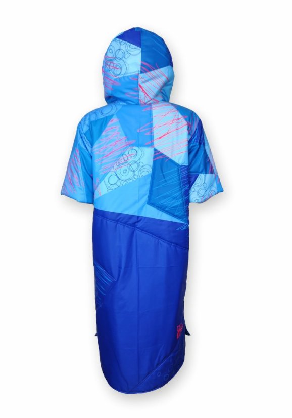 Dlouhá vesta prošívaná - Štěstí - Varianta: Bez kapuce, Velikost: L