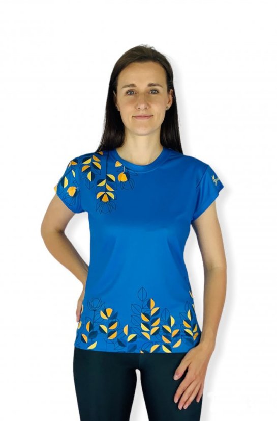 Dámské Triko - Klásková modrá - Velikost: M