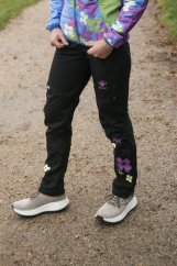 Multifunkční kalhoty - Slaměnka fialová